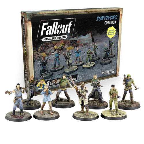 Fallout: Wasteland Warfare - Survivors - Core Box en Anglais