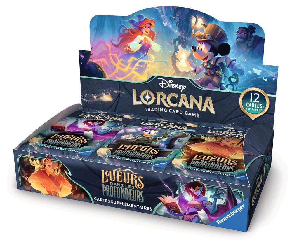 Disney Lorcana - Display de Boosters S10 Lueurs dans les Profondeurs en Francais (LIVRAISON GRATUITE)