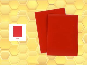 Protèges cartes Premium (X50) ROUGE Beeprotect