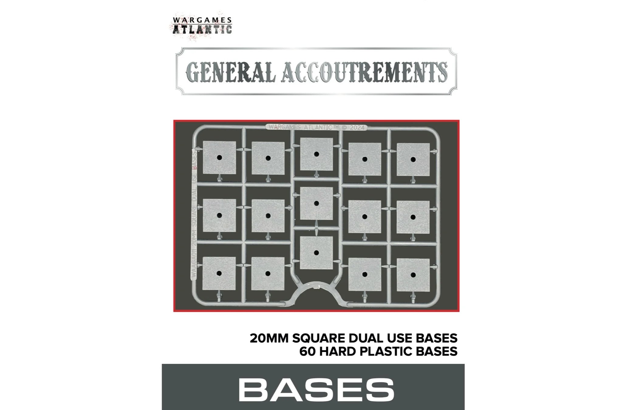 WargamesAtlantic : 20mm Dual Use Bases (X60)