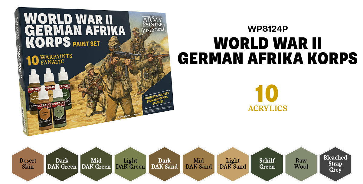 Army Painter - Historical - WWII German Afrika Korps (Précommandes sortie en juillet 2026)