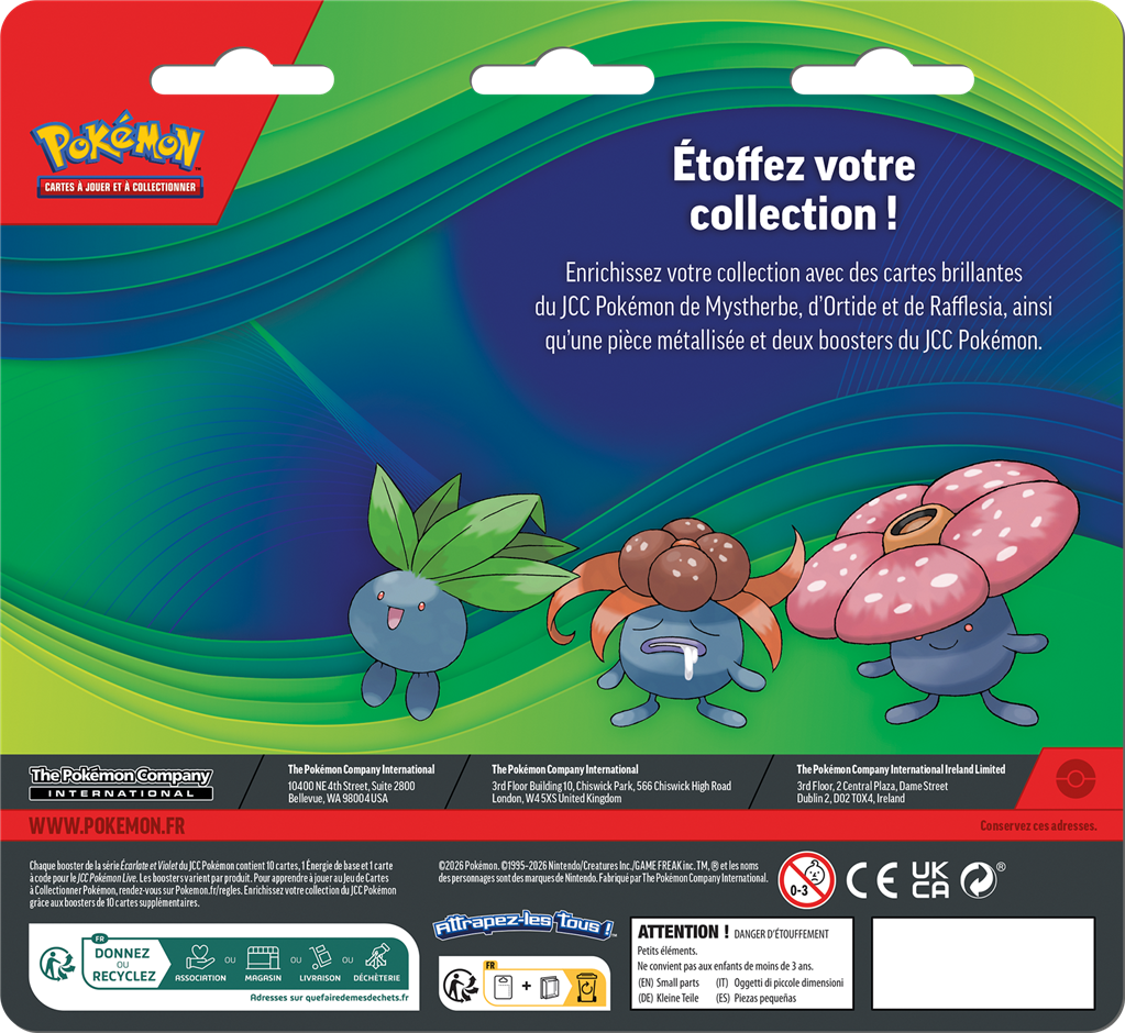 Pokémon : pack 2 boosters Mars 26 (Blister)(Limité à deux exemplaires maximum par client)
