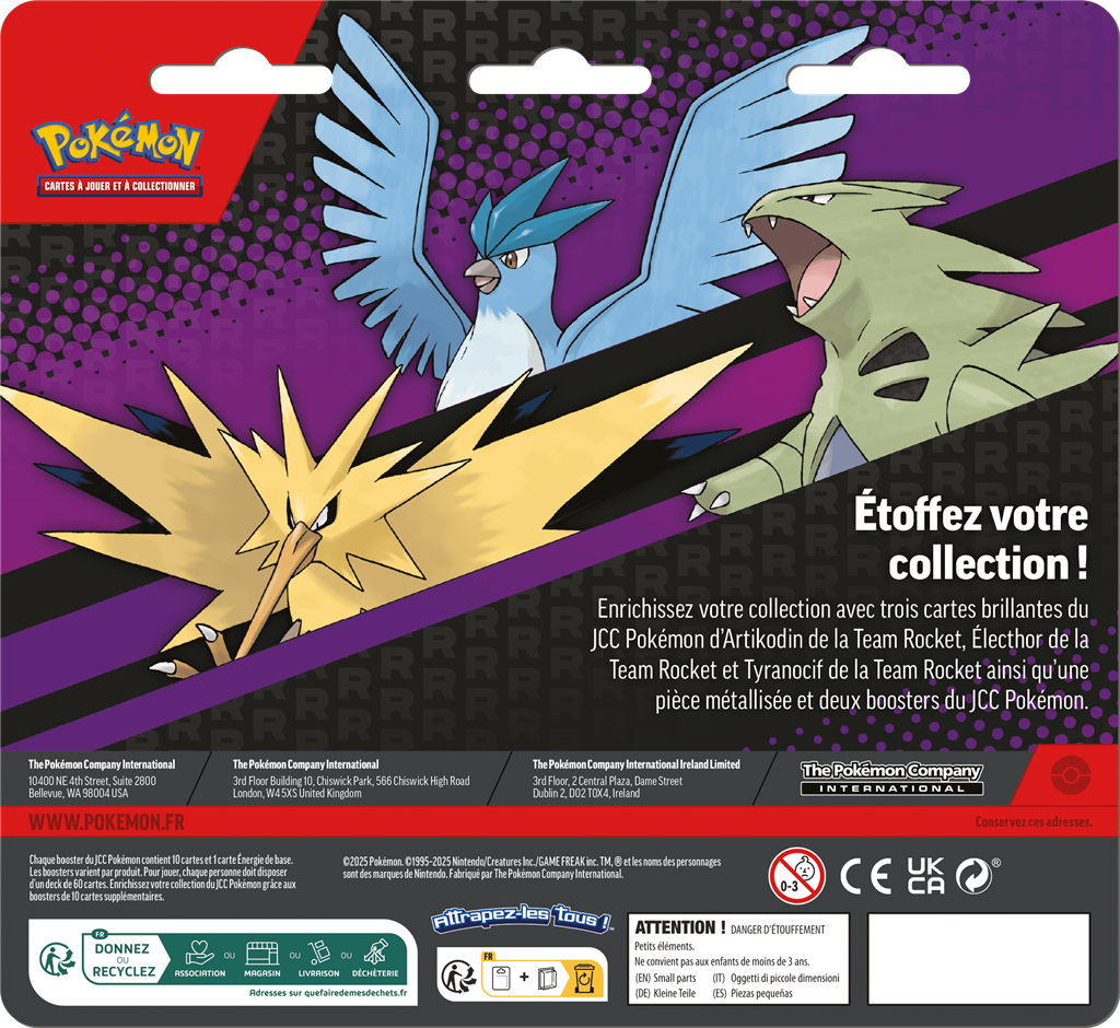 Pokémon : pack 2 boosters Q4 25 (Blister) 3 c.p. (Limité à un exemplaire par client)