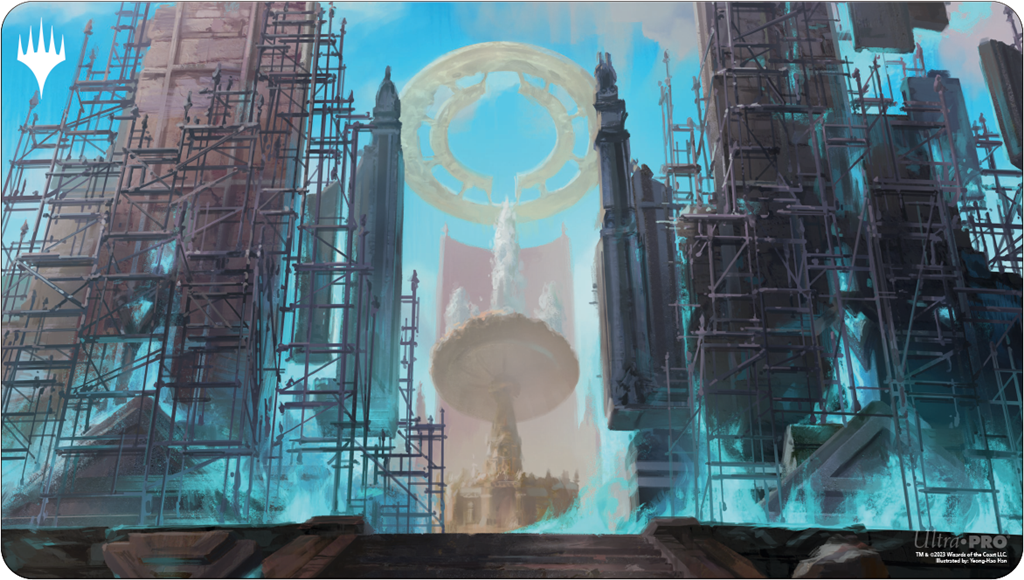 MTG : Playmat Ravnica Remastered Azorius Senate