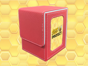 DeckBox Commander Premium ROUGE-BLANC Beeprotect