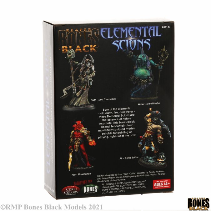 Reaper Miniatures : Elemental Scions Bones Black Boxed