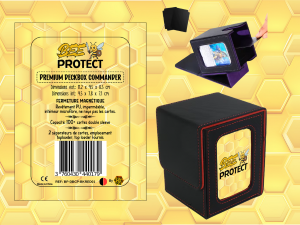 DeckBox Commander Premium NOIR-CIEL BeeProtect