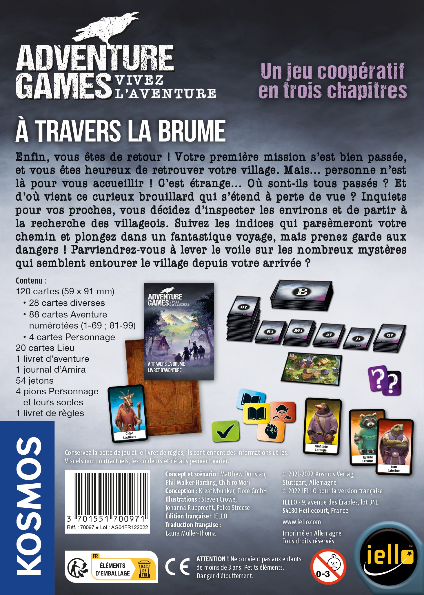ADVENTURE GAMES : A Travers la Brume