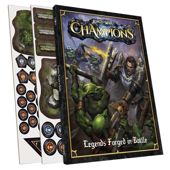 Kings of War : Kings of War : Champions - Livre des règles & Tokens en Francais