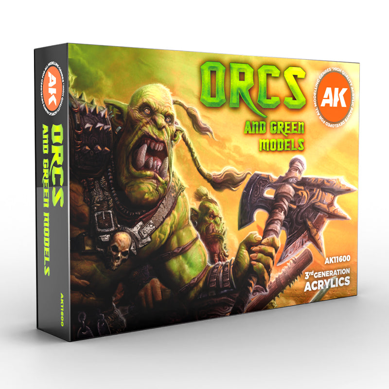Acrylics 3GEN sets :Orcs And Green Creatures