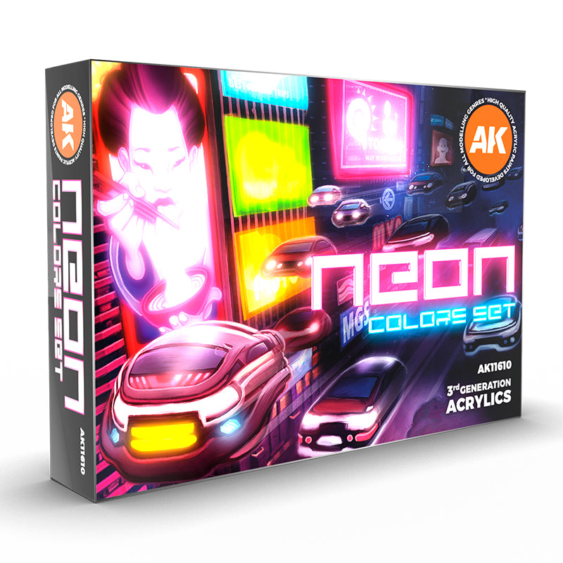 Acrylics 3GEN sets :Neon Colors Set
