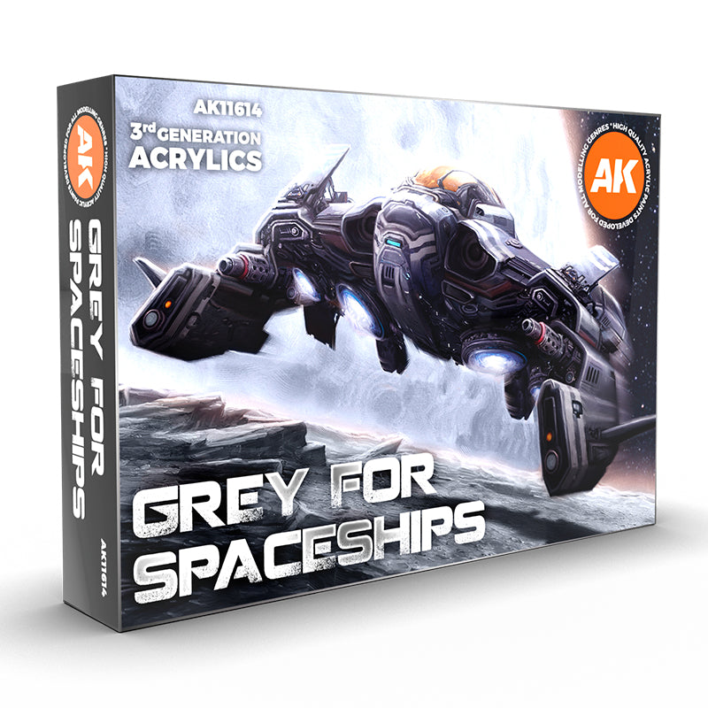 Acrylics 3GEN sets :Grey For Spaceships Set
