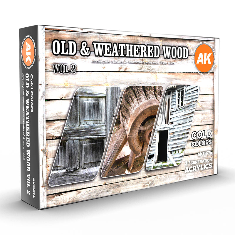 Acrylics 3GEN sets :Old & Weathered Wood Vol. 2