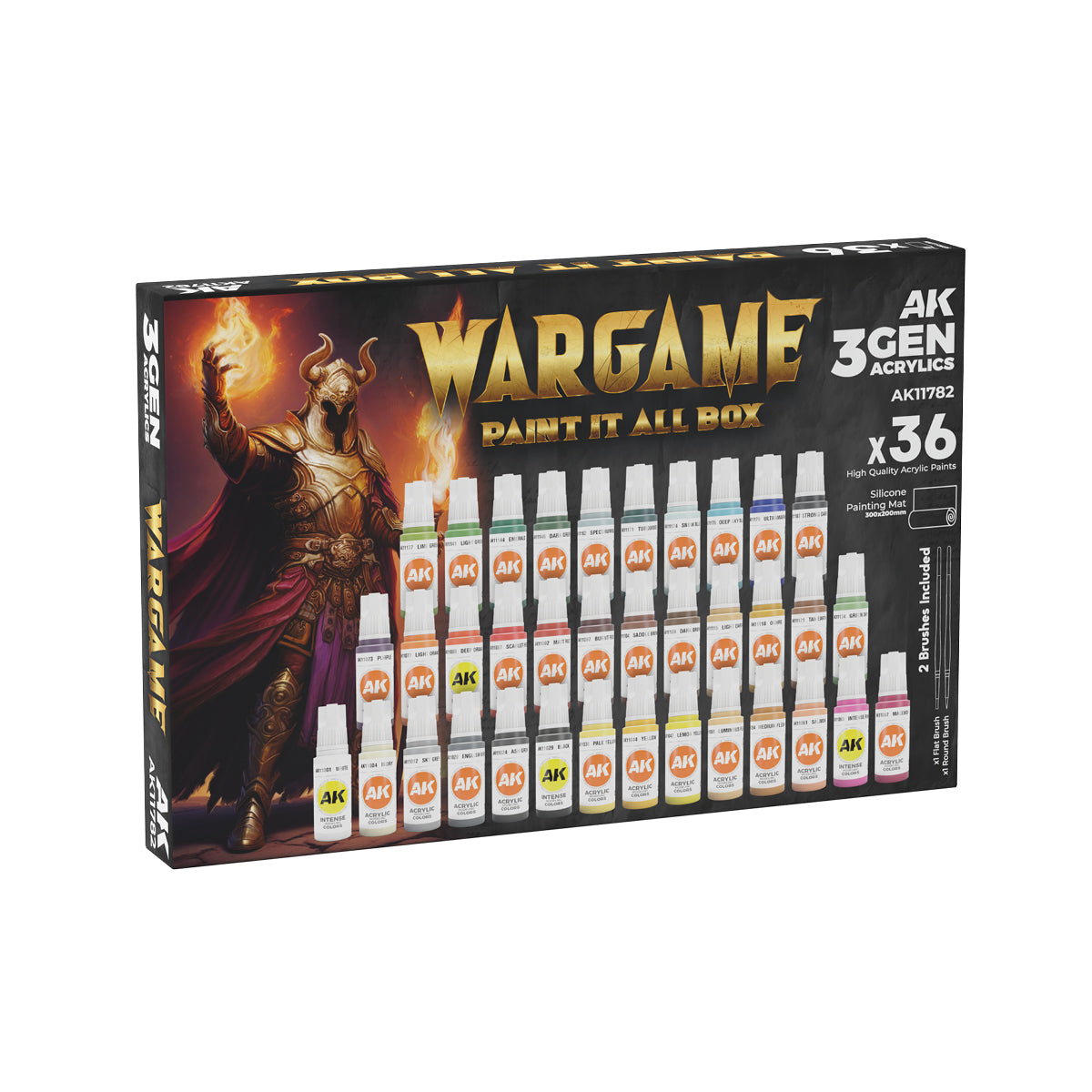 Ak Interactive - 3Rd Gen Set - Wargame Paint it All Box x36 (LIVRAISON GRATUITE)