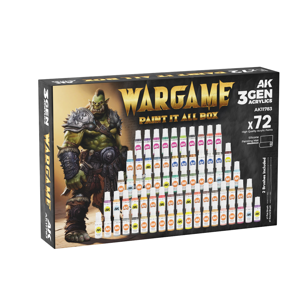 Ak Interactive - 3Rd Gen Set - Wargame Paint it All Box x72 (LIVRAISON GRATUITE)