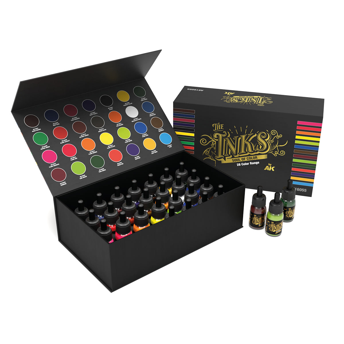 The Inks (encres) :Special box full range the inks (28 colors X 30 ml)