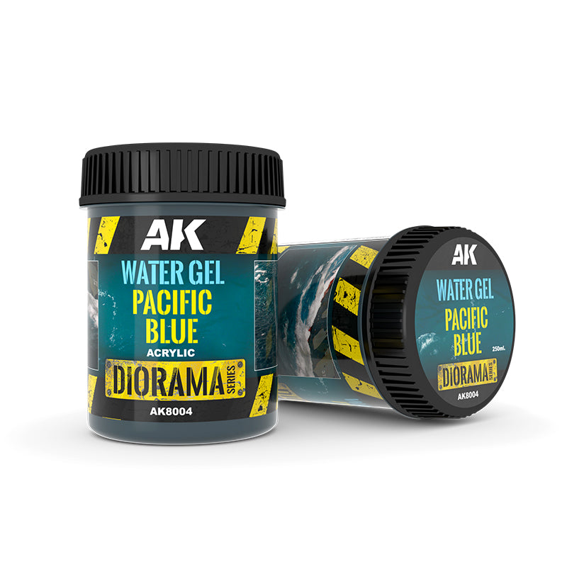 AK Interactive Diorama :WATER GEL PACIFIC BLUE - 250ml (Acrylic)