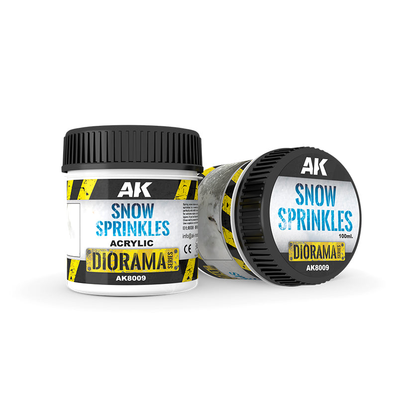 AK Interactive Diorama :SNOW SPRINKLES - 100ml (Acrylic)