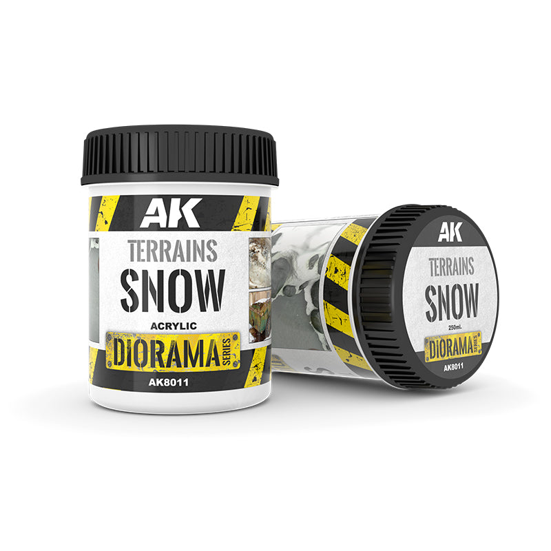AK Interactive Diorama :TERRAINS SNOW - 250ml (Acrylic)