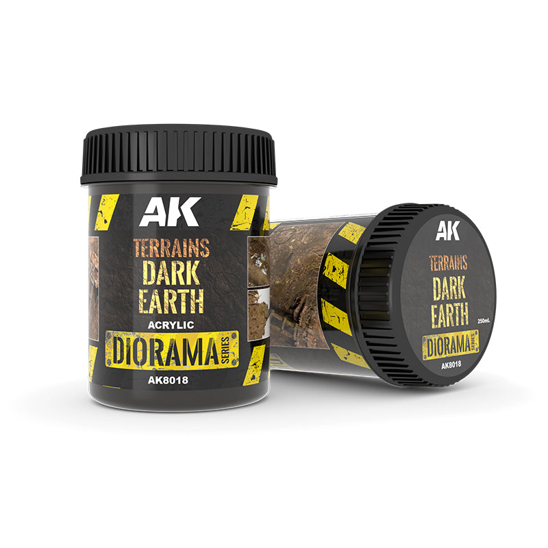 AK Interactive Diorama :TERRAINS DARK EARTH - 250ml (Acrylic)