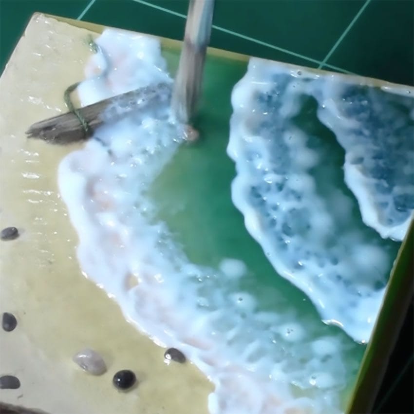 AK Interactive Diorama :WATER FOAM - 100ml (Acrylic)
