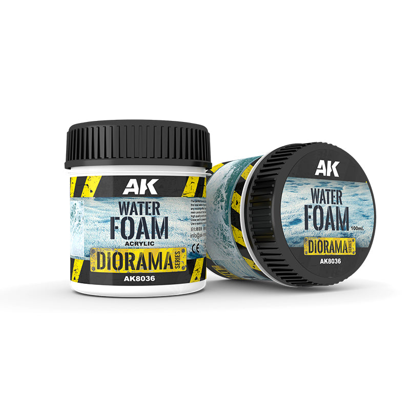 AK Interactive Diorama :WATER FOAM - 100ml (Acrylic)