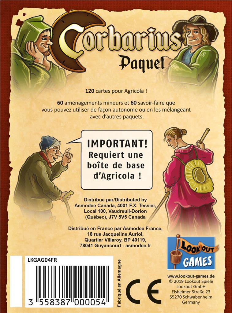 Agricola: Corbarius Deck en Francais