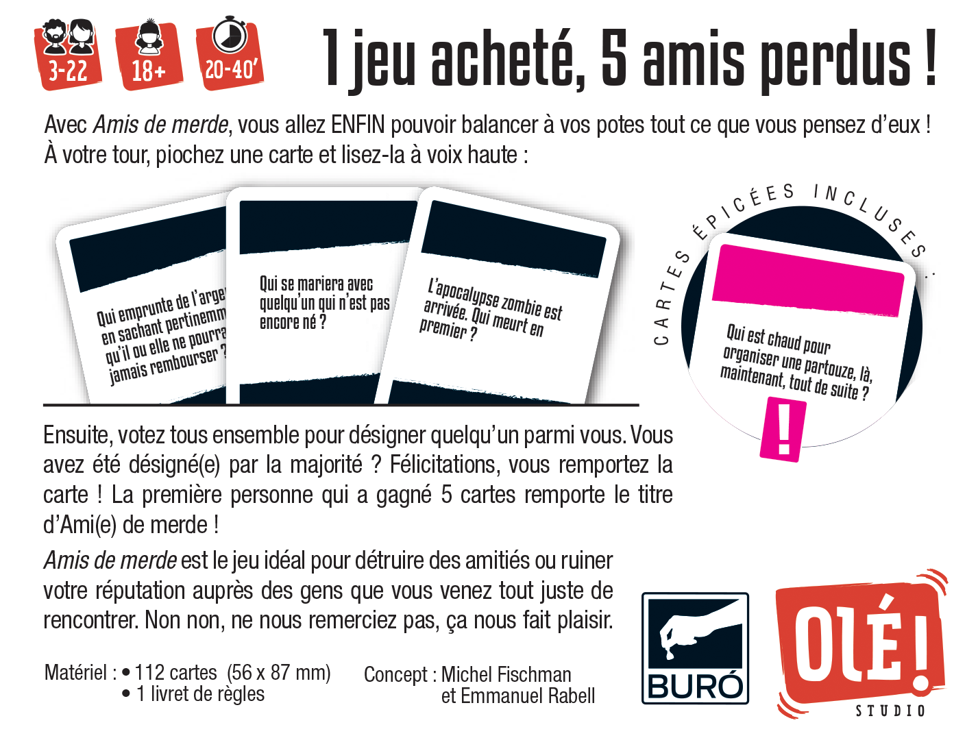 Amis de Merde (EN STOCK)(SOLDES D'HIVER 2026)