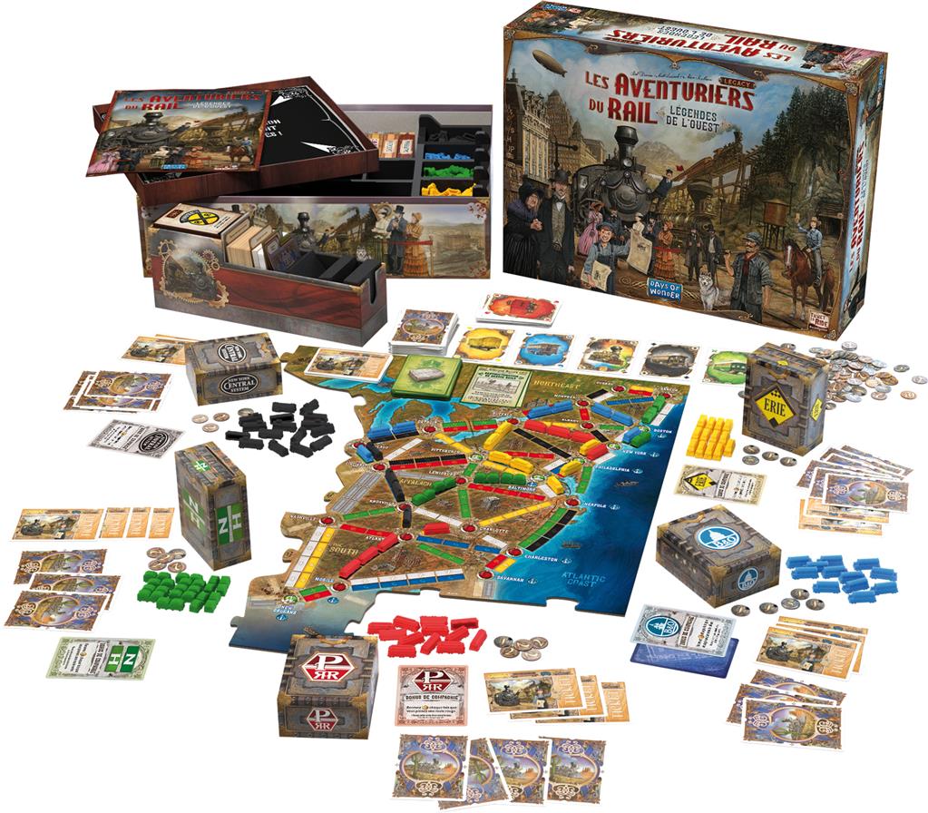 Les Aventuriers du Rail :Legacy (livraison gratuite )