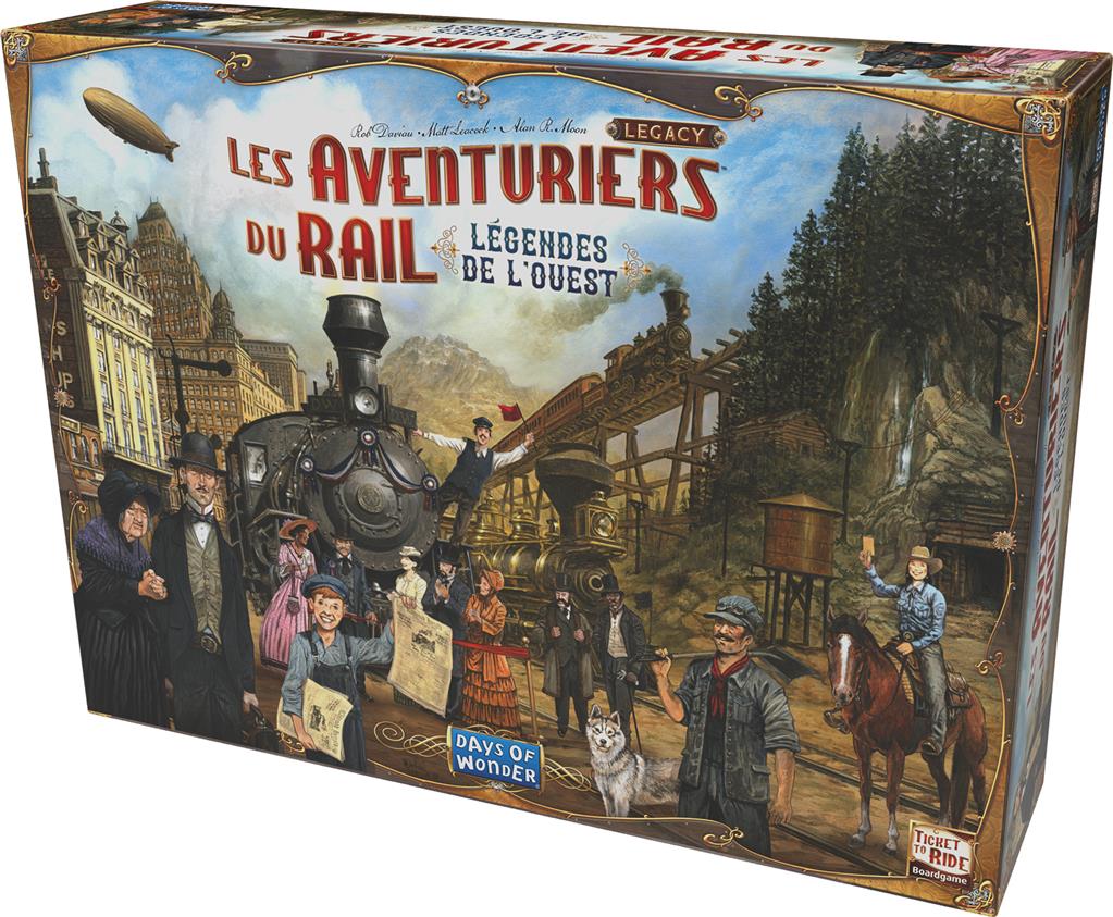 Les Aventuriers du Rail :Legacy (livraison gratuite )