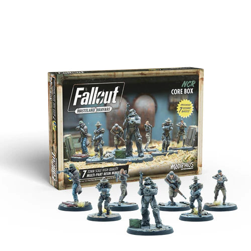 Fallout Wasteland Warfare - NCR Core Box en Anglais (EN STOCK)(SOLDES D'HIVER 2026)