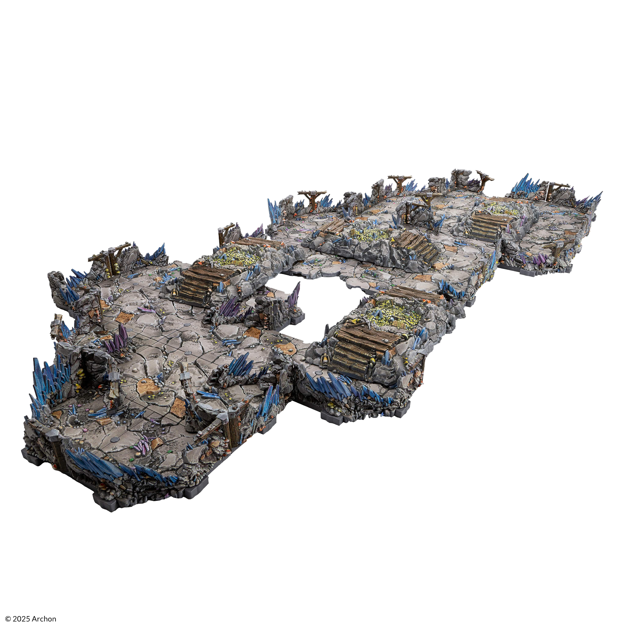 Dungeons & Lasers - Décors - Deep Mines Prépeint (LIVRAISON GRATUITE)