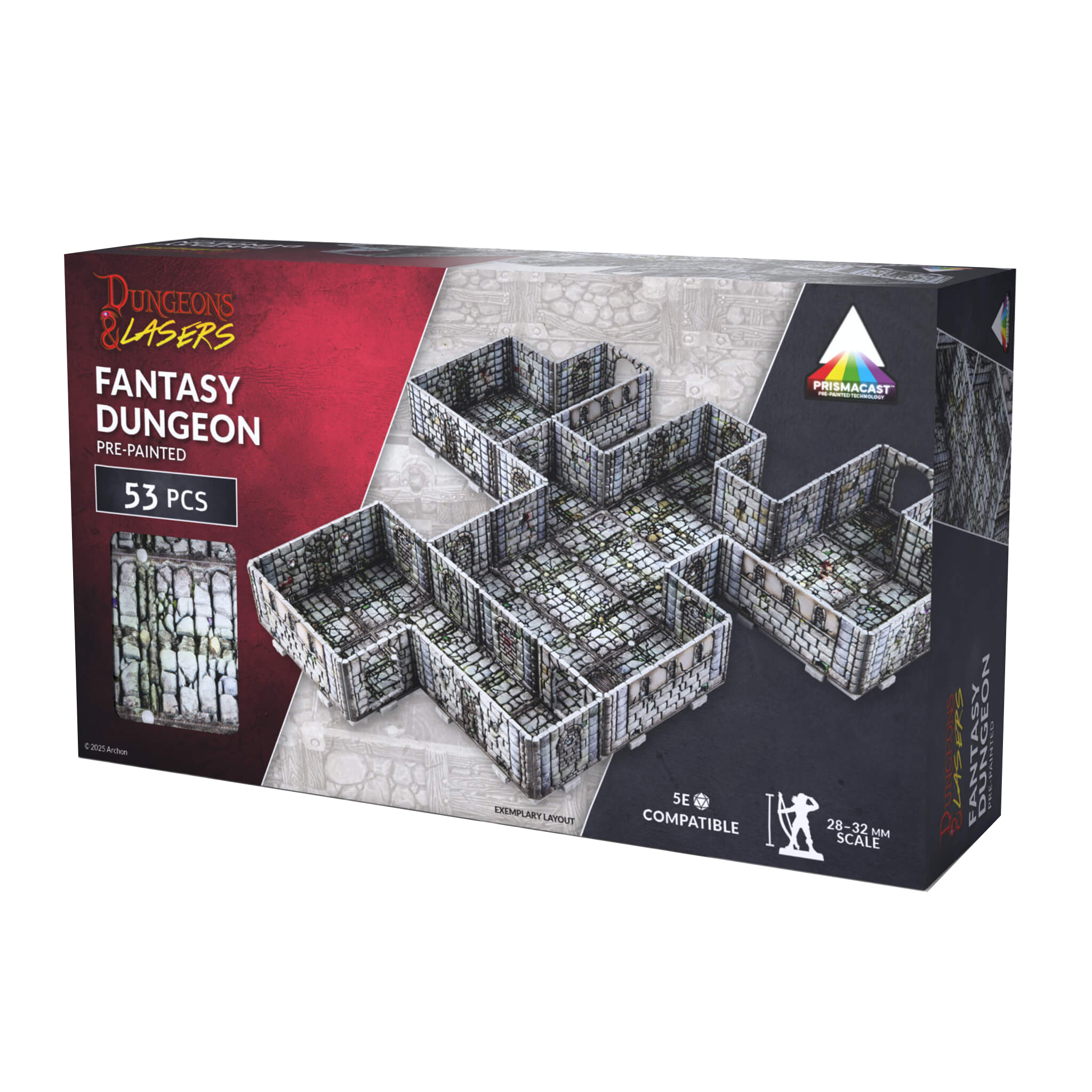 Dungeons & Lasers - Décors - Fantasy Dungeon Prépeint