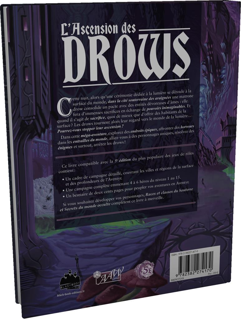 L'Ascension des drows : Livre de base (LIVRAISON GRATUITE)