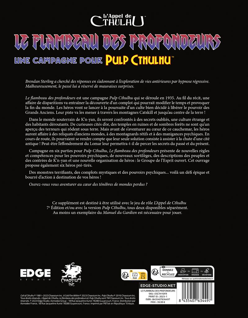 L'Appel de Cthulhu : Le Flambeau des Profondeurs