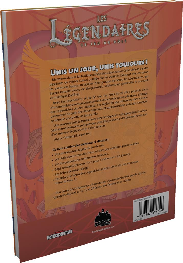 Les Légendaires : Le Jeu de rôle (LIVRAISON GRATUITE)