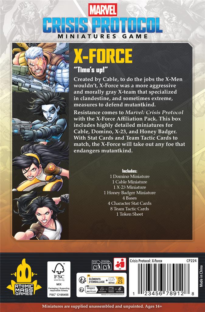 Marvel Crisis Protocol: X-Force (Affiliation)