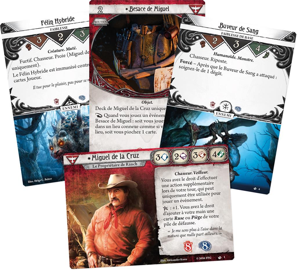 Arkham JCE : Miguel de la Cruz (Investigateur)(EN STOCK)