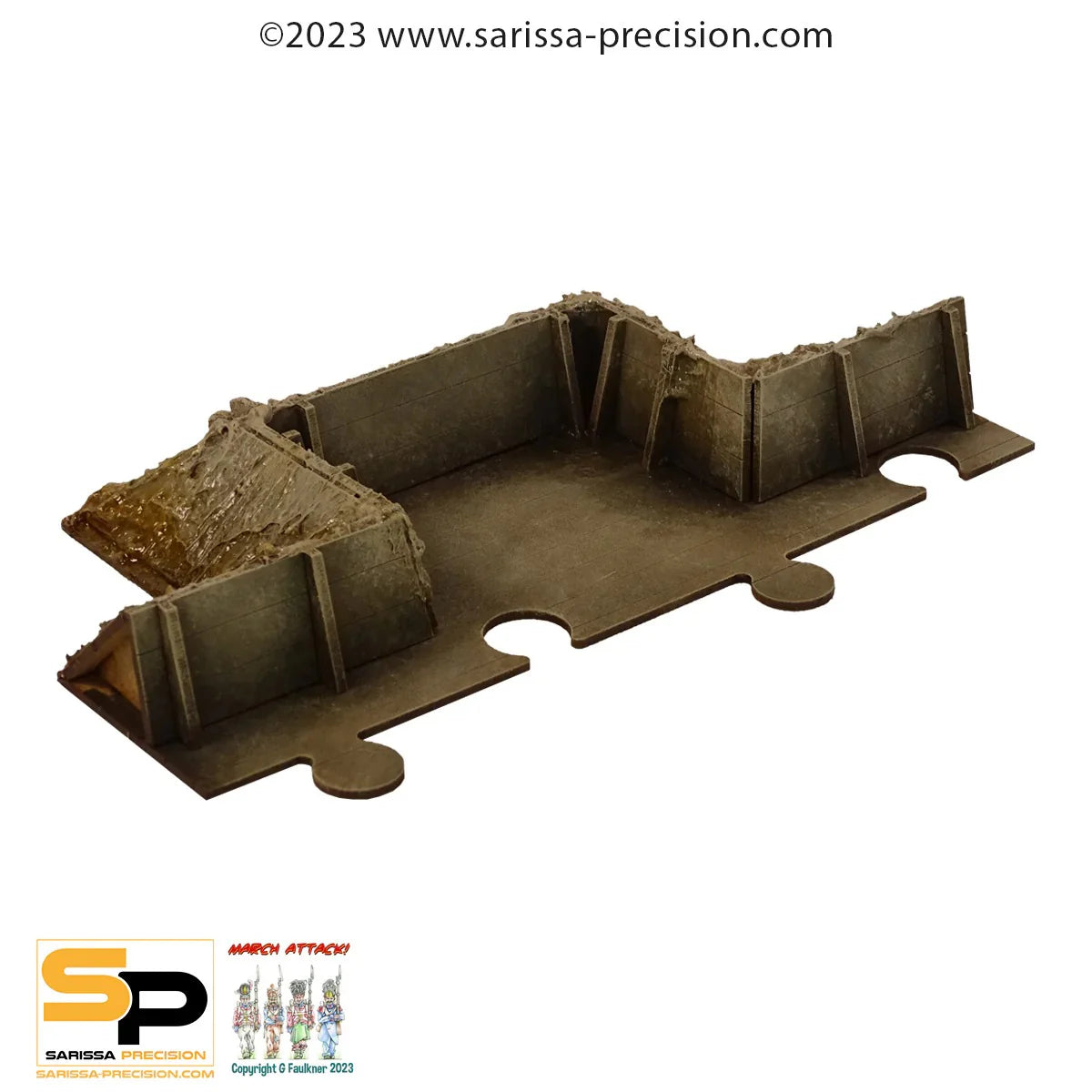 Sarissa Précision Trench System : Trench Firing Position (Précommandes disponible en janvier)