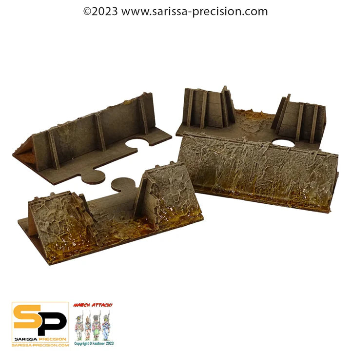 Sarissa Précision Trench System : Trench Entrance (x2) (Précommandes disponible en janvier)