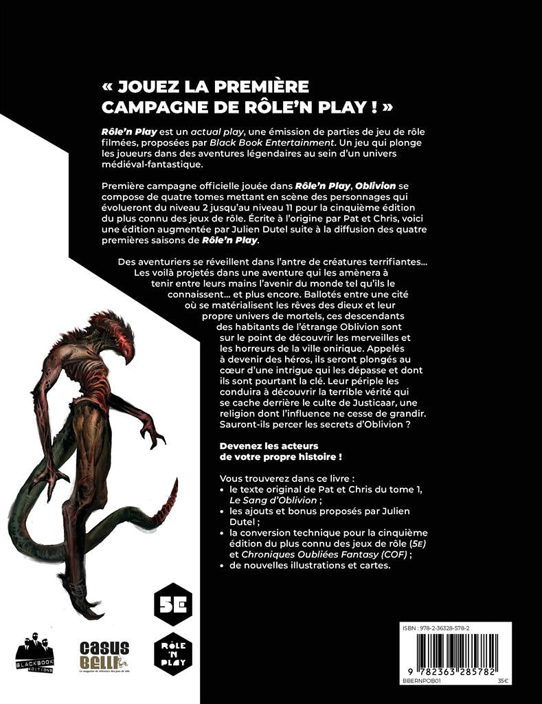 Rôle'n Play : Oblivion 1 - Le Sang d’Oblivion (LIVRAISON GRATUITE)