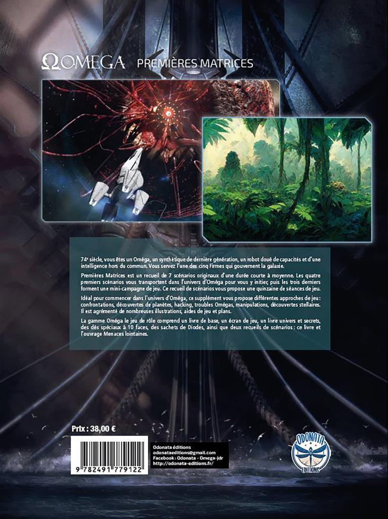 Oméga : Livre Scénario 1 : Premières Matrices (LIVRAISON GRATUITE)