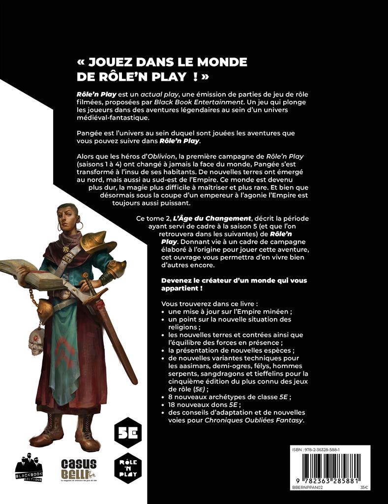 Rôle'n Play : Pangée 2 - L’âge du Changement (LIVRAISON GRATUITE)