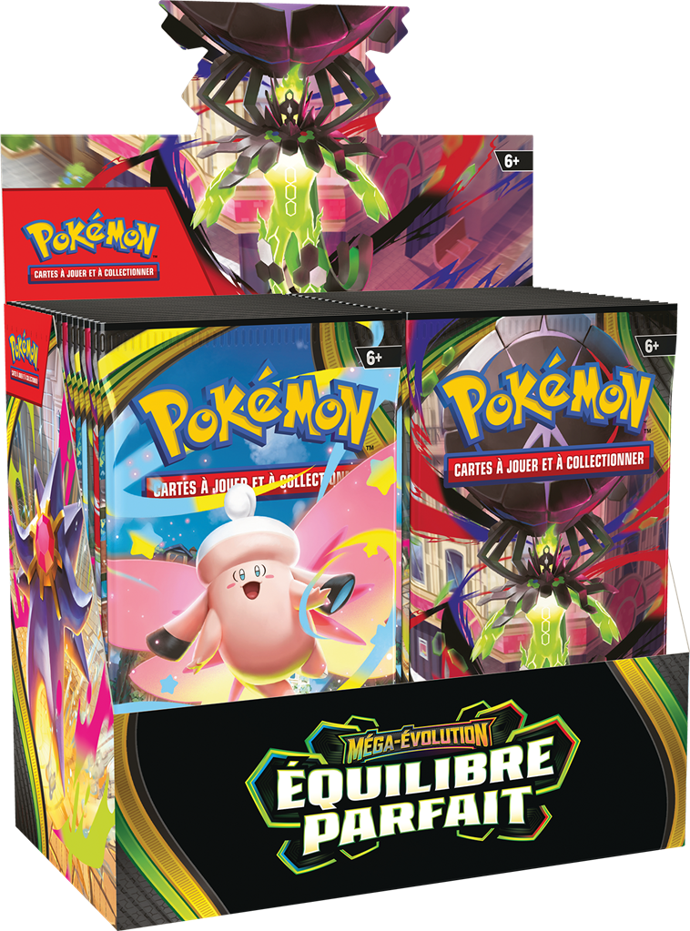 Pokémon ME03 : Boite de 36 boosters Méga-Evolution Equilibre Parfait en Francais (Limité à un exemplaire par client sortie officielle le 27-03-26)
