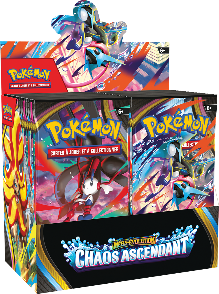 Pokémon ME04 : Boite de 36 boosters Chaos Asscendant en Francais (Limité à un exemplaire par client sortie officielle le 22-05-26)