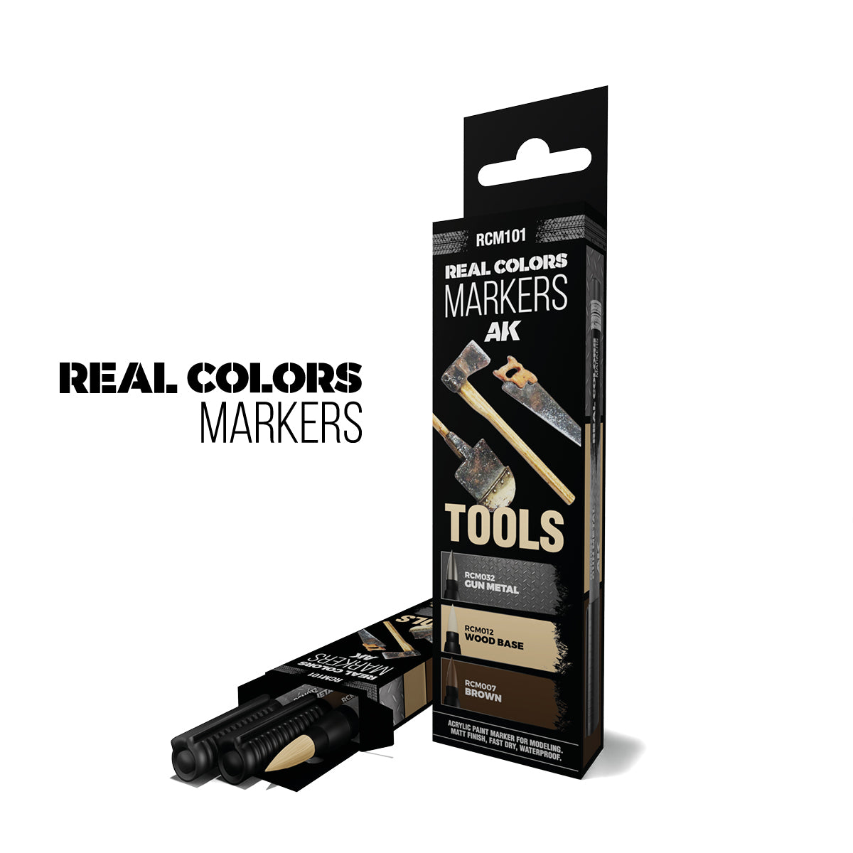 AK.Real.Colors.markers : TOOLS - SET 3 REAL COLORS MARKERS