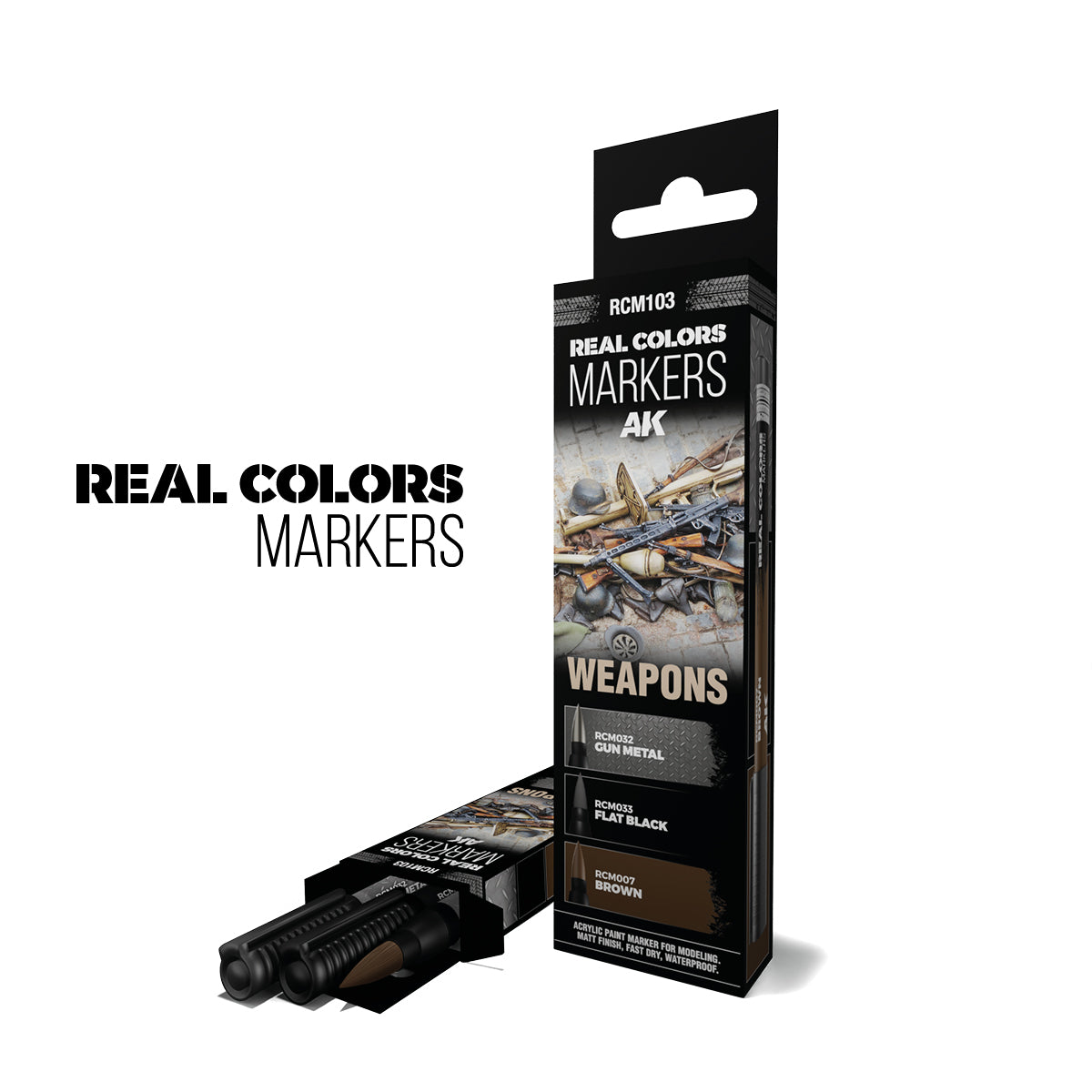 AK.Real.Colors.markers : WEAPONS - SET 3 REAL COLORS MARKERS