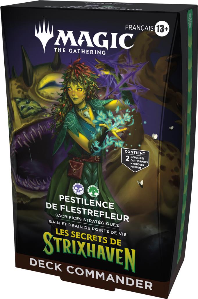 Magic The Gathering: Secrets Strixhaven Commander Deck Pestilence de Flestrefleur en Francais (Copie)
