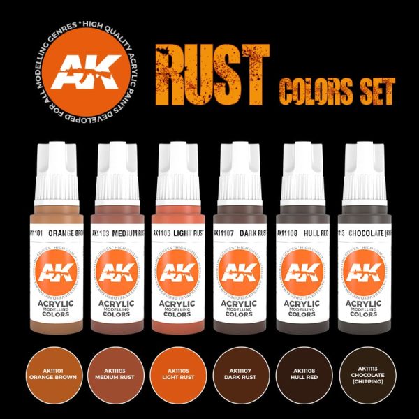 Acrylics 3GEN sets :Rust Set