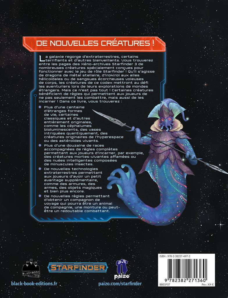 Starfinder : Xéno - Archives 3 (frais de port gratuits)